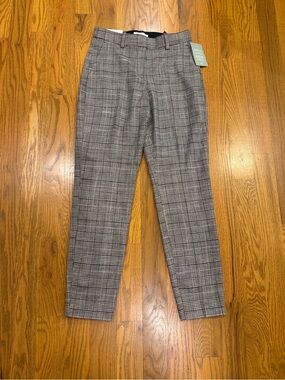 NWT H&M Women’s Ankle Length Plaid Pants Size 6